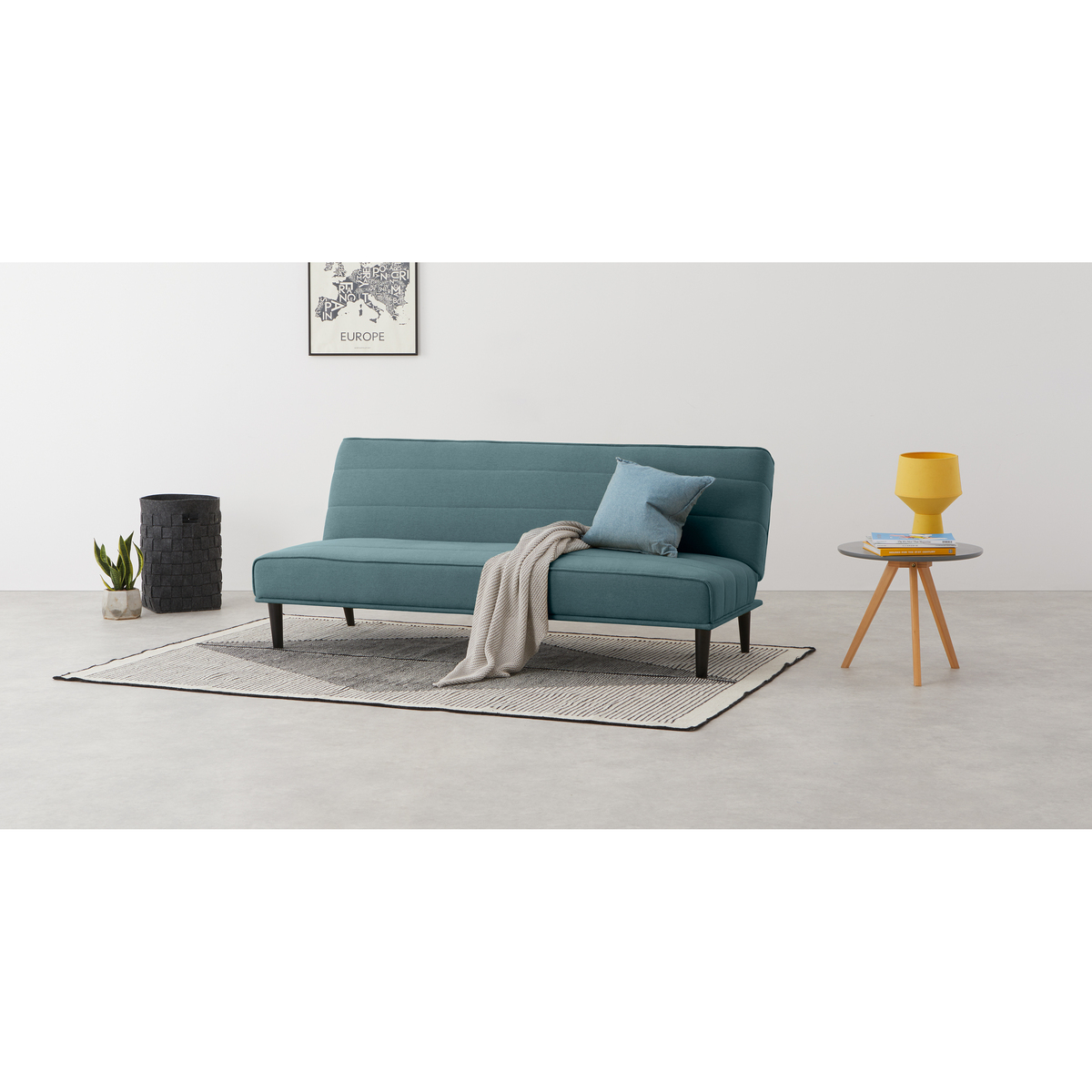 Kitto Click Clack Sofa Bed, Sherbet Blue – image 3