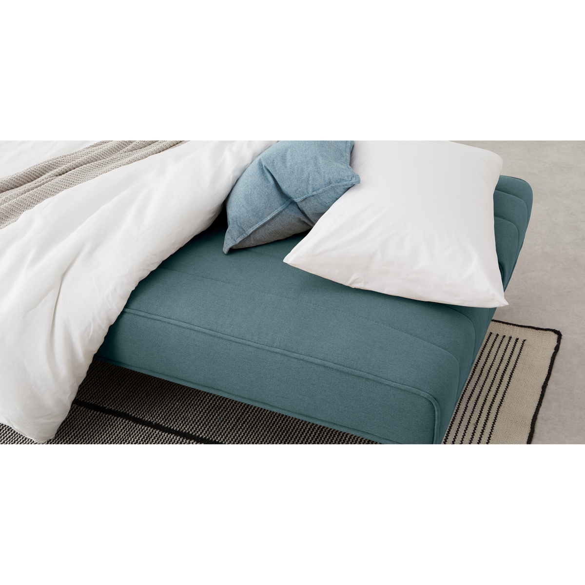 Kitto Click Clack Sofa Bed, Sherbet Blue – image 6
