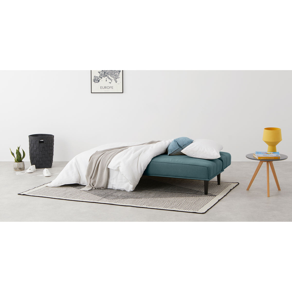 Kitto Click Clack Sofa Bed, Sherbet Blue – image 7
