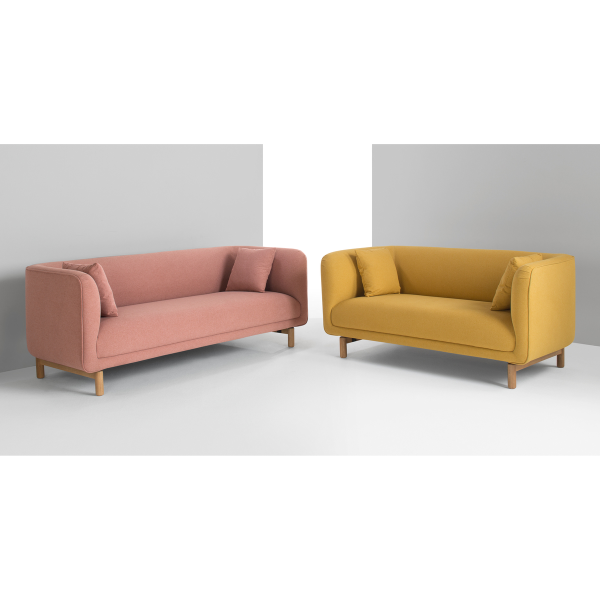 Becca 3 Seater Sofa, Dusk Pink – image 6