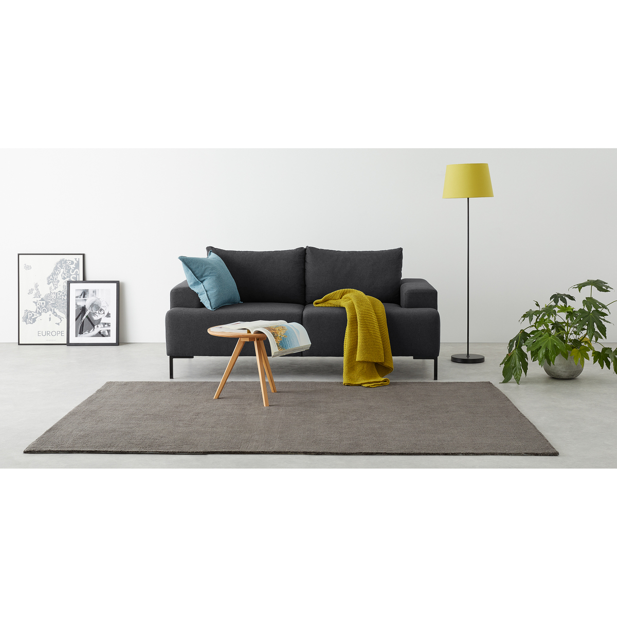 Oskar 2 Seater Sofa, Sterling Grey – image 3