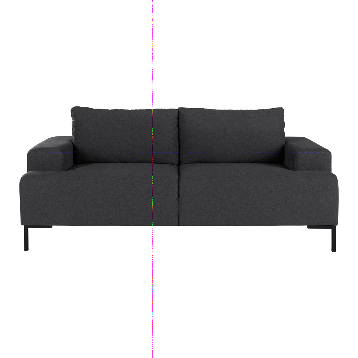 Oskar 2 Seater Sofa, Sterling Grey – image 1