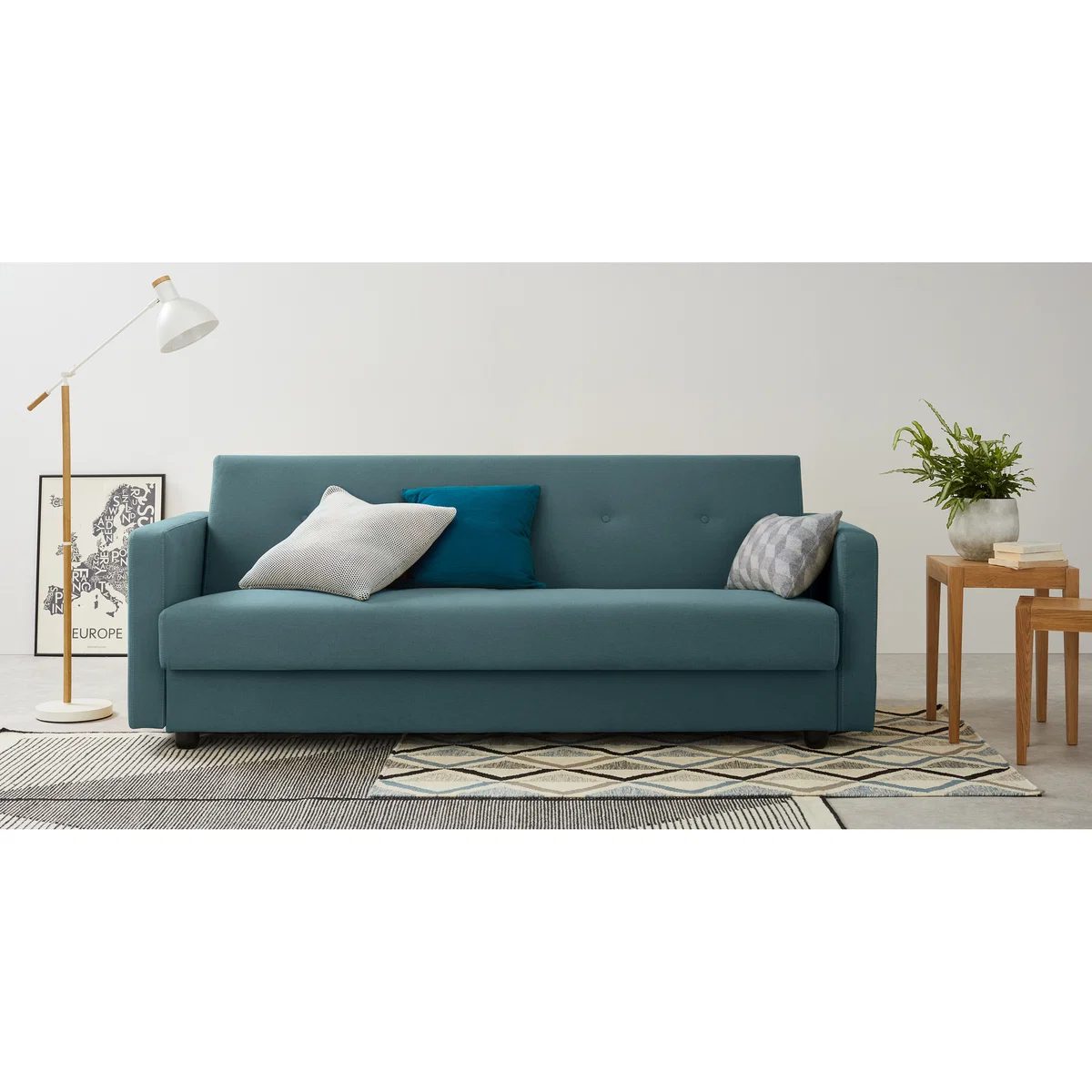 Chou Click Clack Sofa Bed with Storage, Sherbet Blue – image 3
