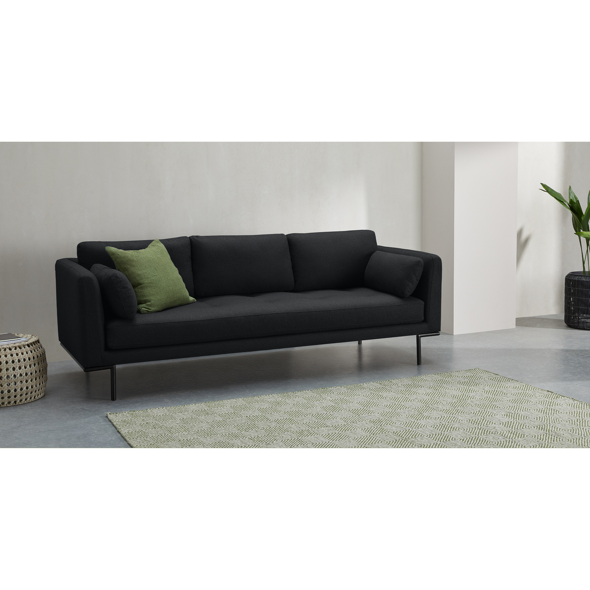 Harlow 3 Seater Sofa, Elite Slate – image 3
