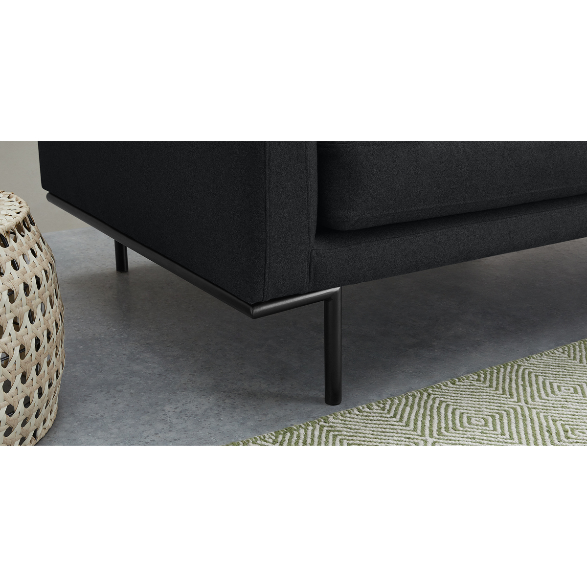 Harlow 3 Seater Sofa, Elite Slate – image 4
