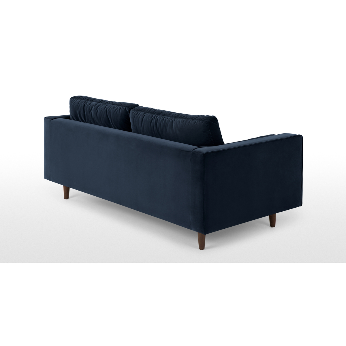 Scott Large 2 Seater Sofa, Navy Cotton Velvet – image 5