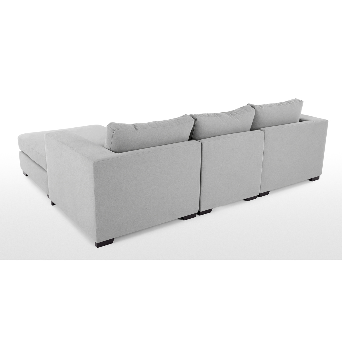 Mortimer 4 Seater Modular Corner Sofa, Chalk Grey Cotton – image 5