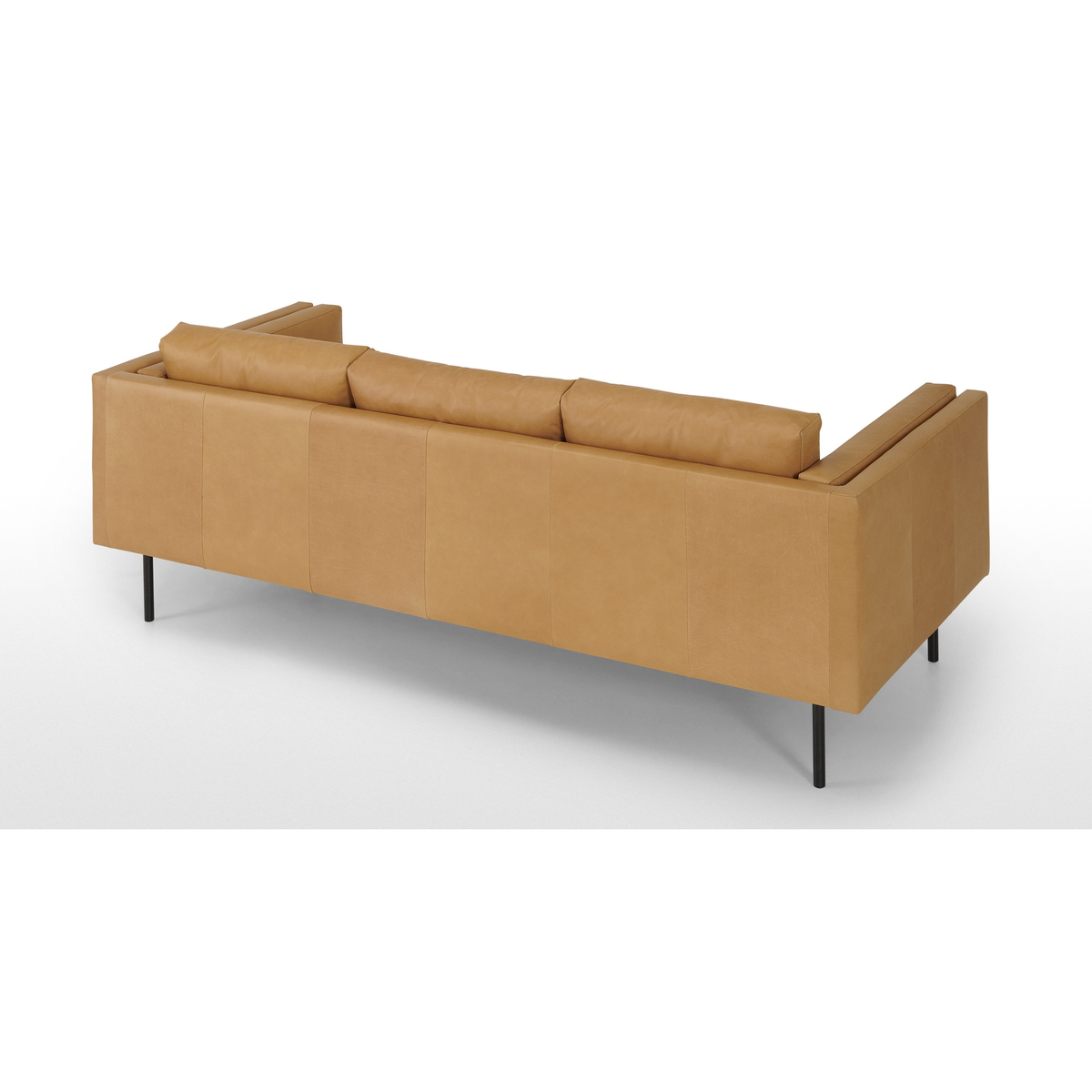Savio 3 Seater Sofa, Chalk Tan Leather – image 5