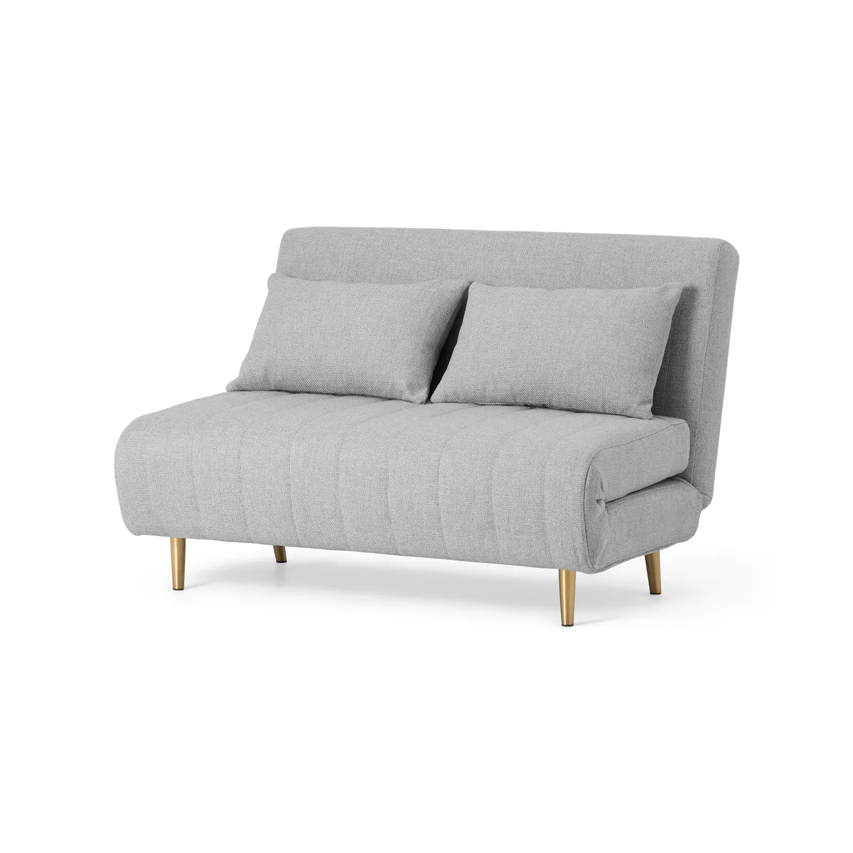 Bessie Small Sofa Bed, Luna Grey Weave – image 2