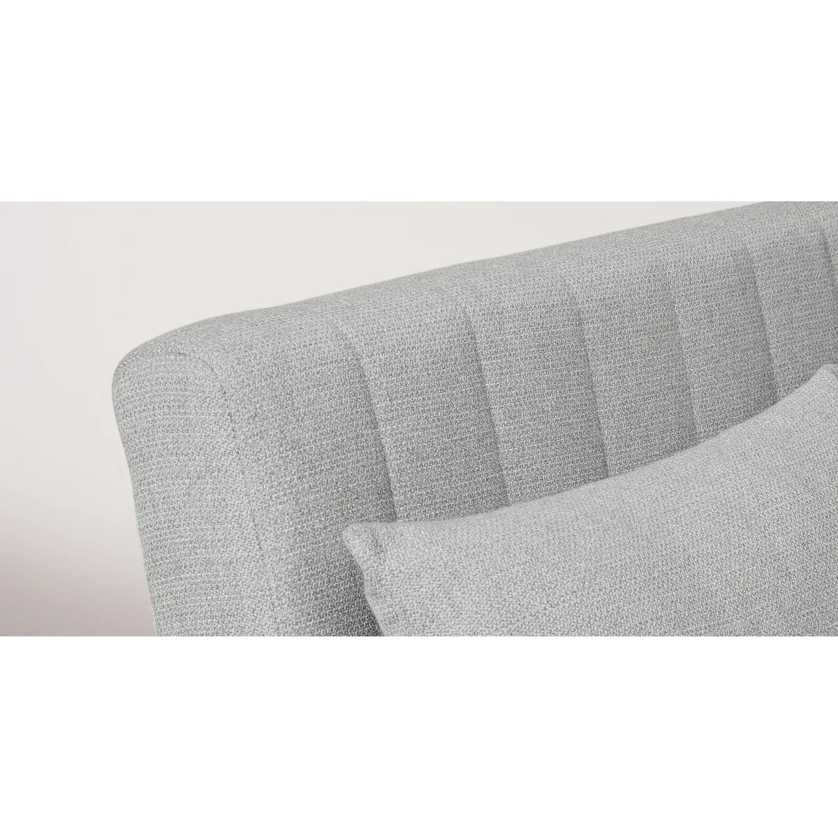 Bessie Small Sofa Bed, Luna Grey Weave – image 6