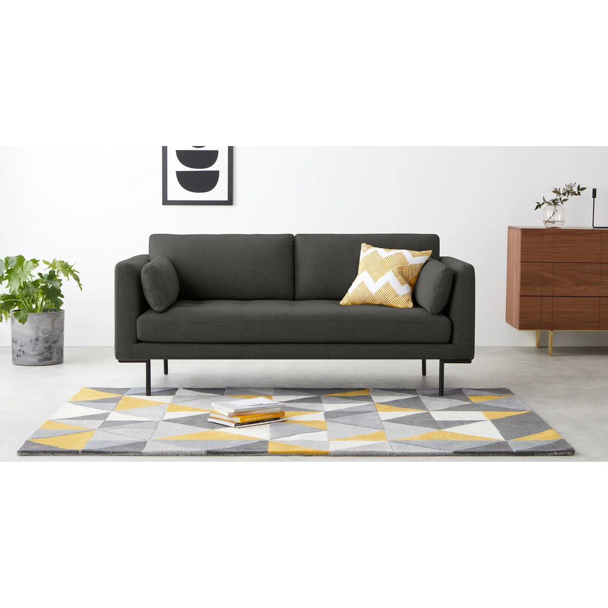 Harlow Large 2 Seater Sofa, Hudson Grey – image 3