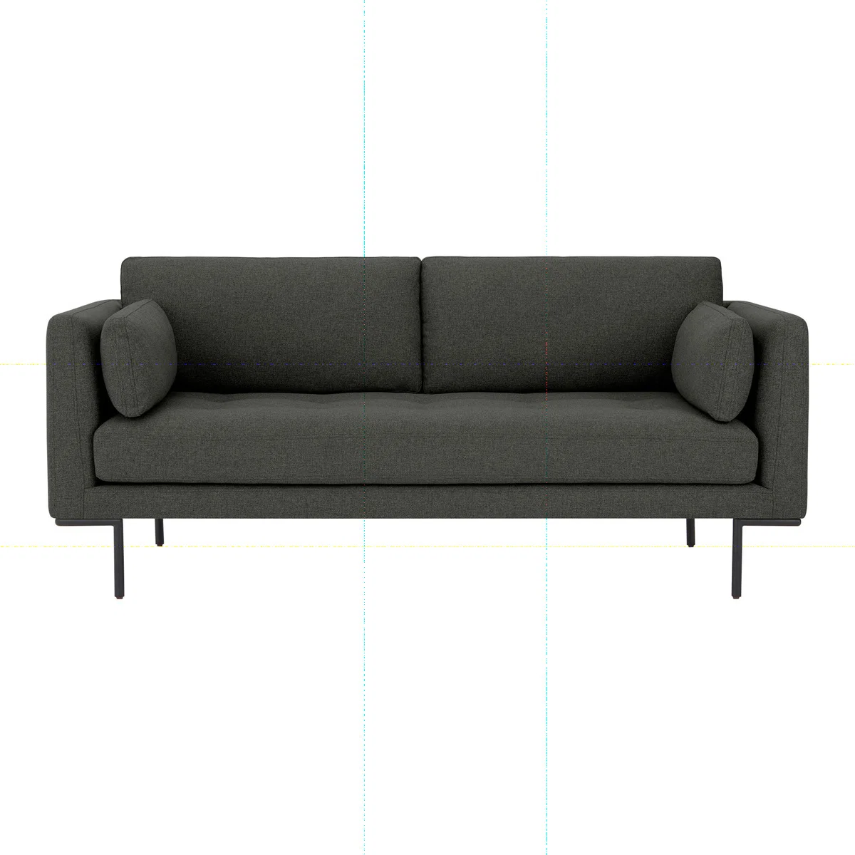 Harlow Large 2 Seater Sofa, Hudson Grey – image 1