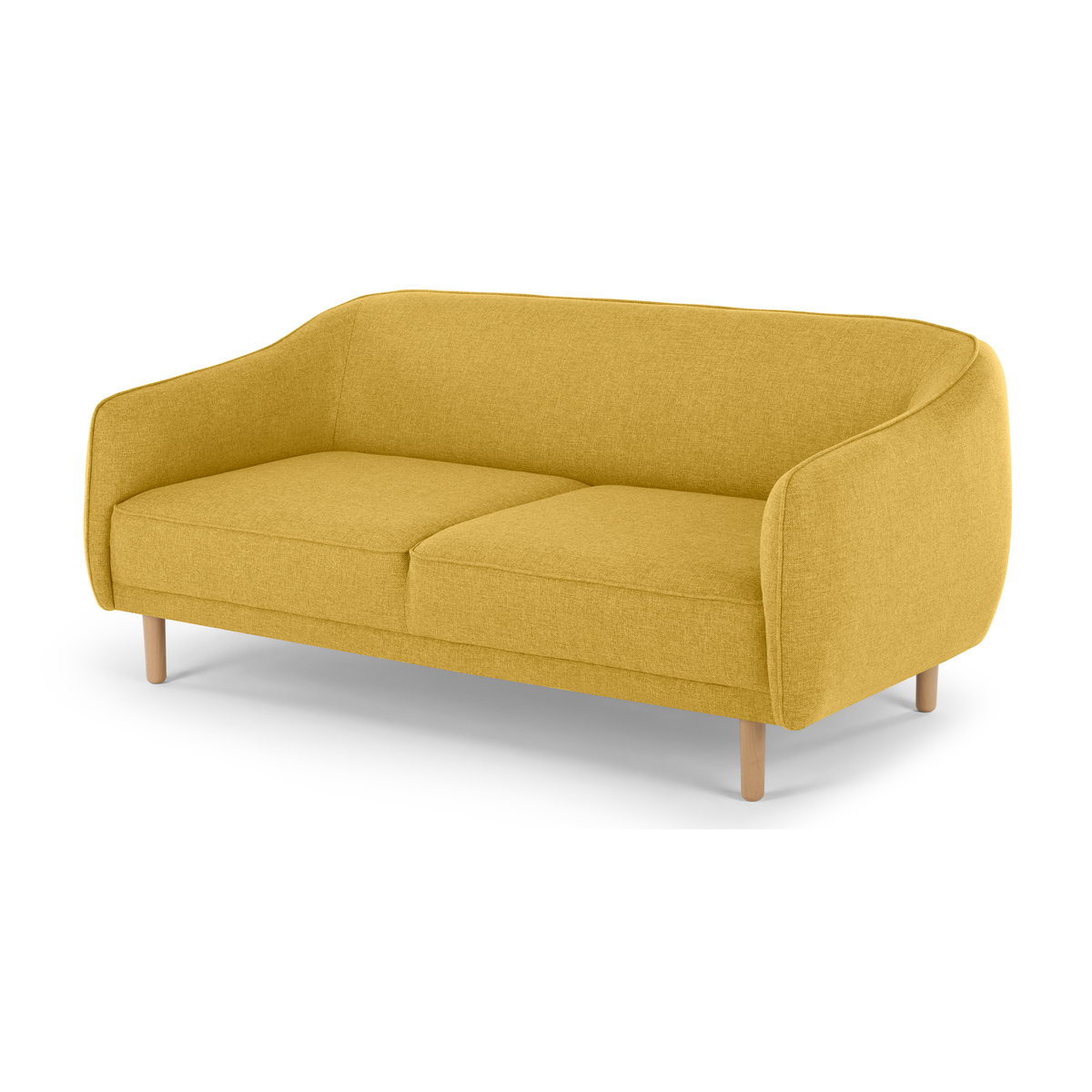 Haring 3 Seater Sofa, Retro Yellow – image 2