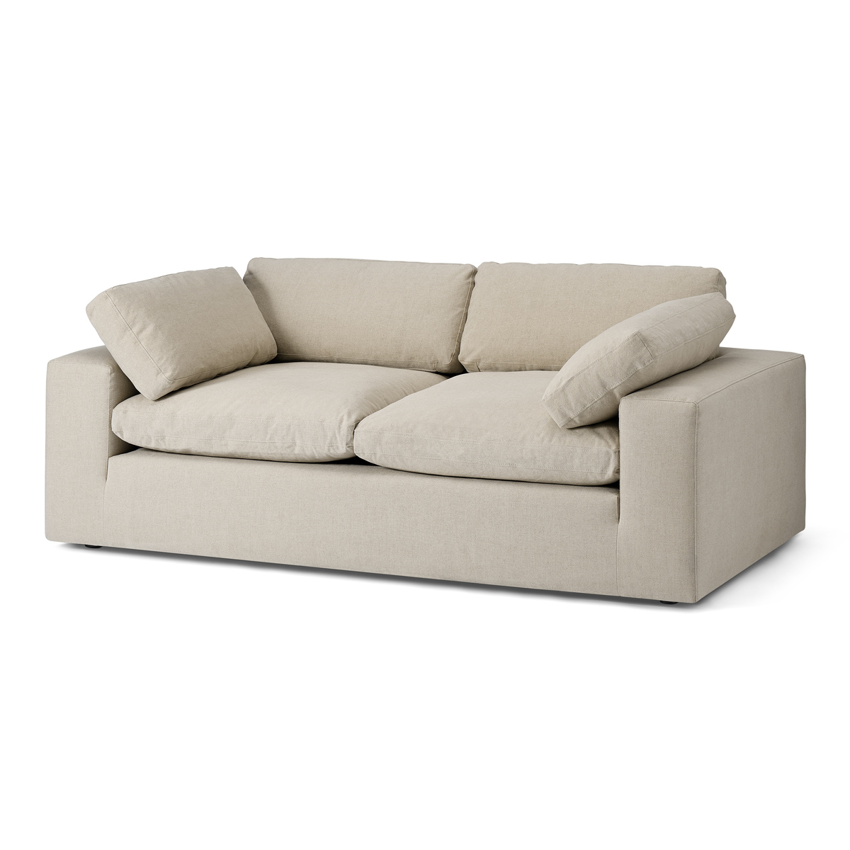 Samona 2.5 Seater Sofa, Natural Cotton & Linen Mix – image 2