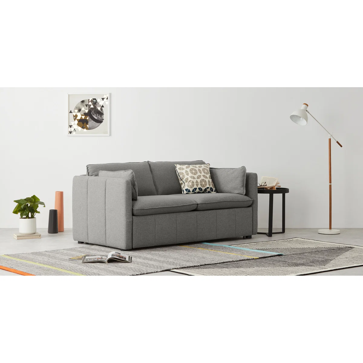 Tibor Sofa Bed, Mountain Grey – image 3