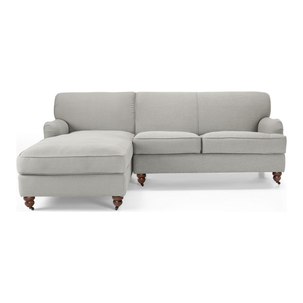 Orson Left Hand Facing Chaise End Corner Sofa, Chic Grey – image 1