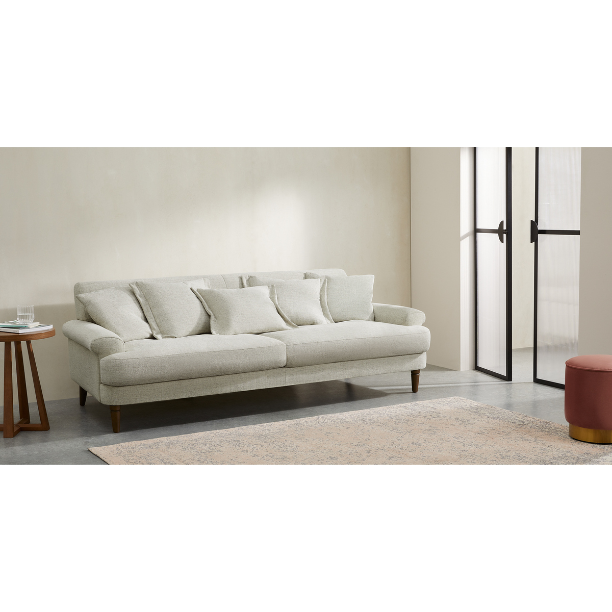 Eraldo 3 Seater Sofa, Kyoto Oyster – image 3