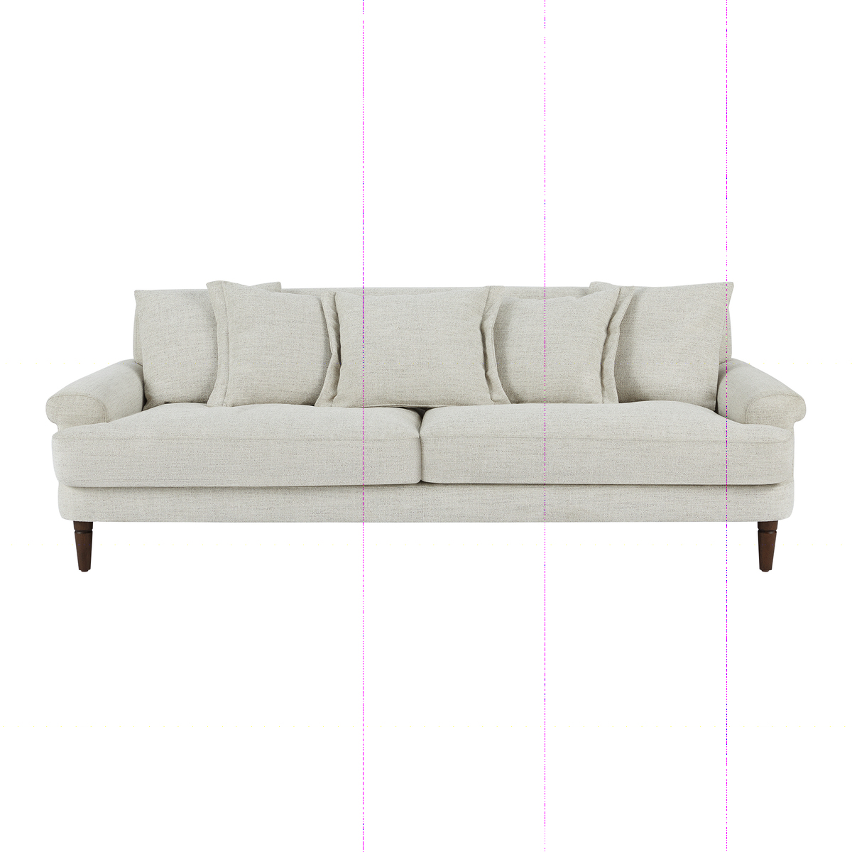 Eraldo 3 Seater Sofa, Kyoto Oyster – image 1