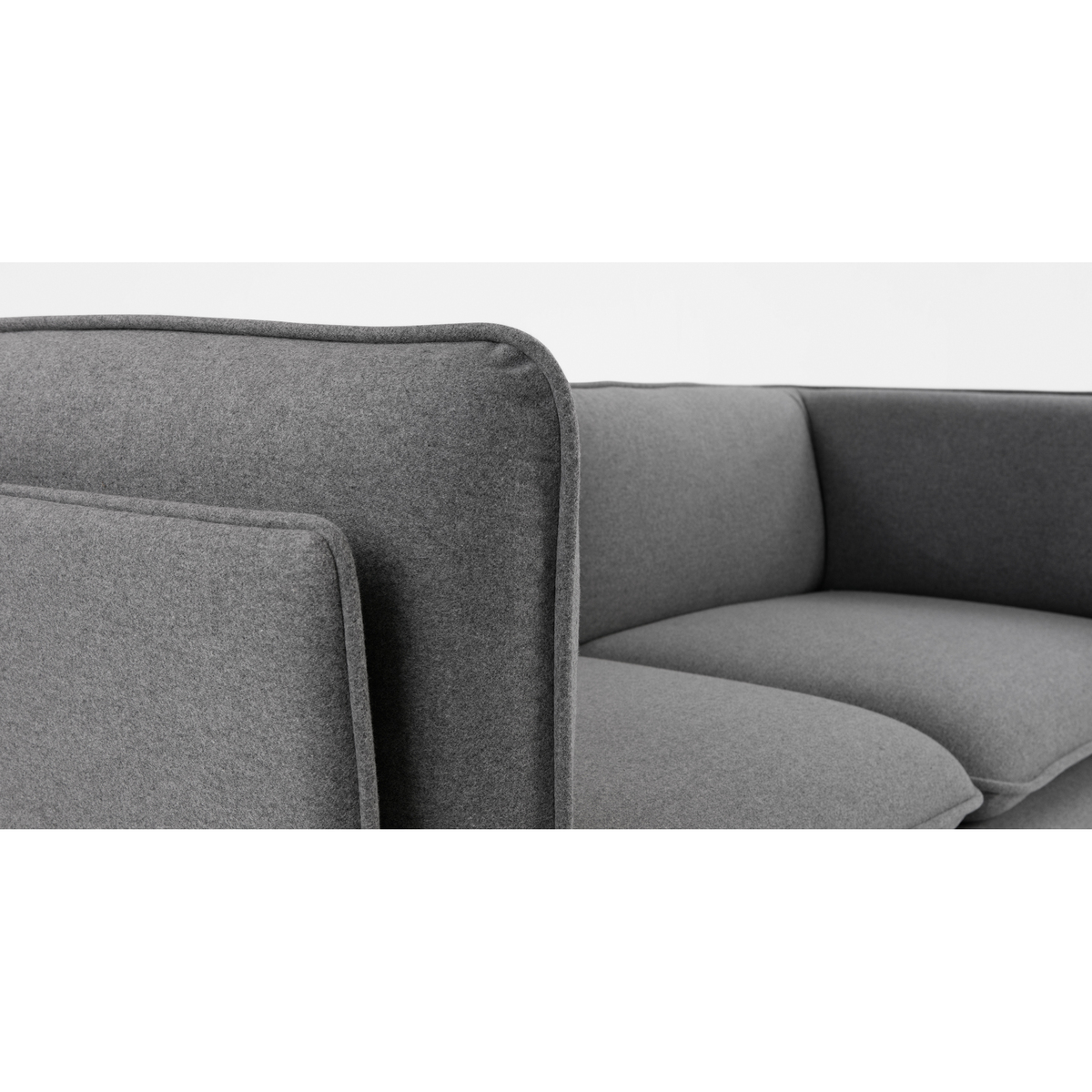 Wes 3 Seater Sofa, Elite Grey – image 3