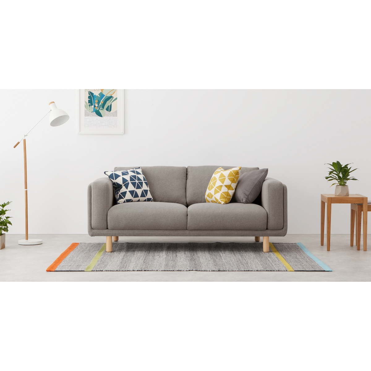 Karson 2 Seater Sofa, Mina Grey – image 3