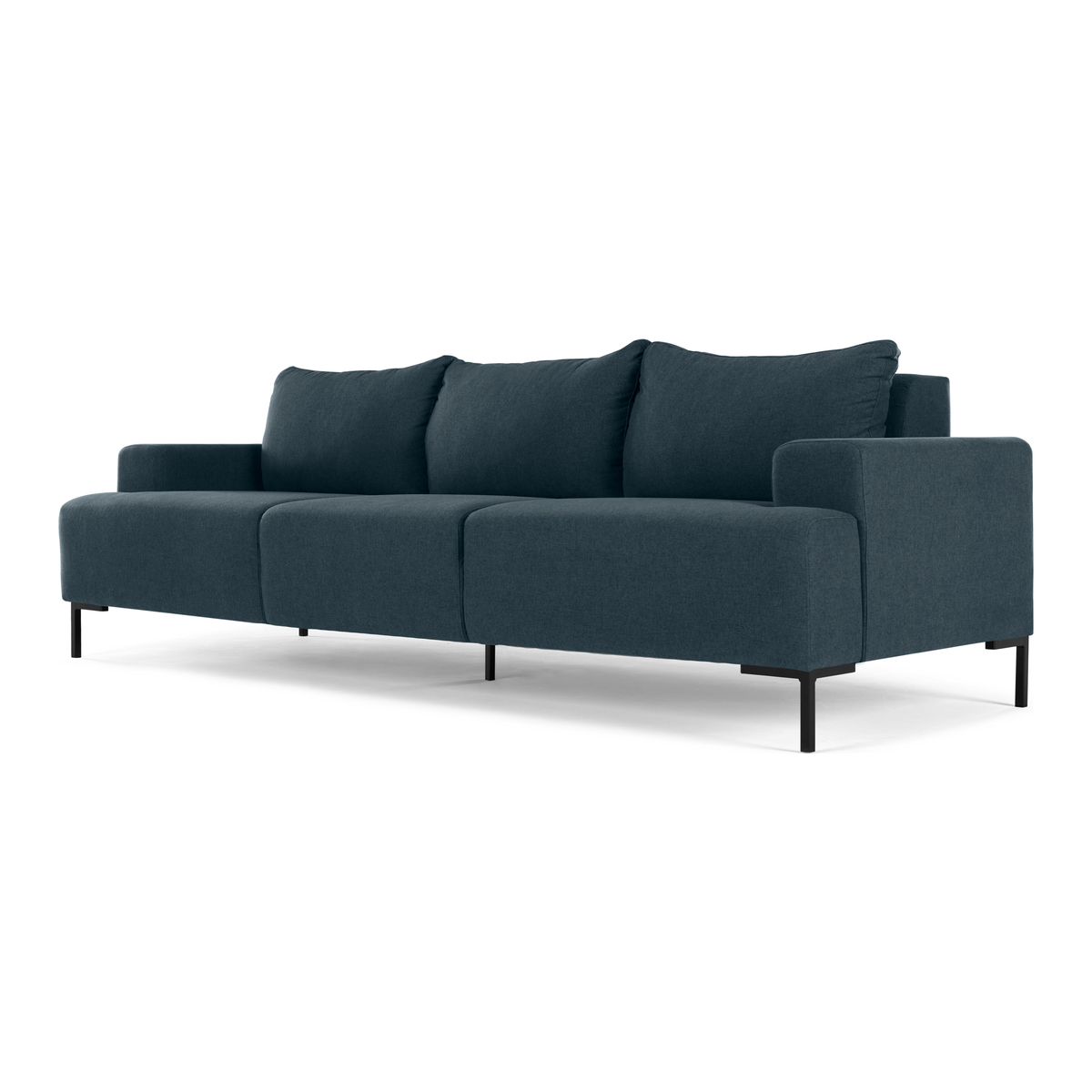 MADE Essentials Oskar 3 Seater Sofa, Aegean Blue – image 1