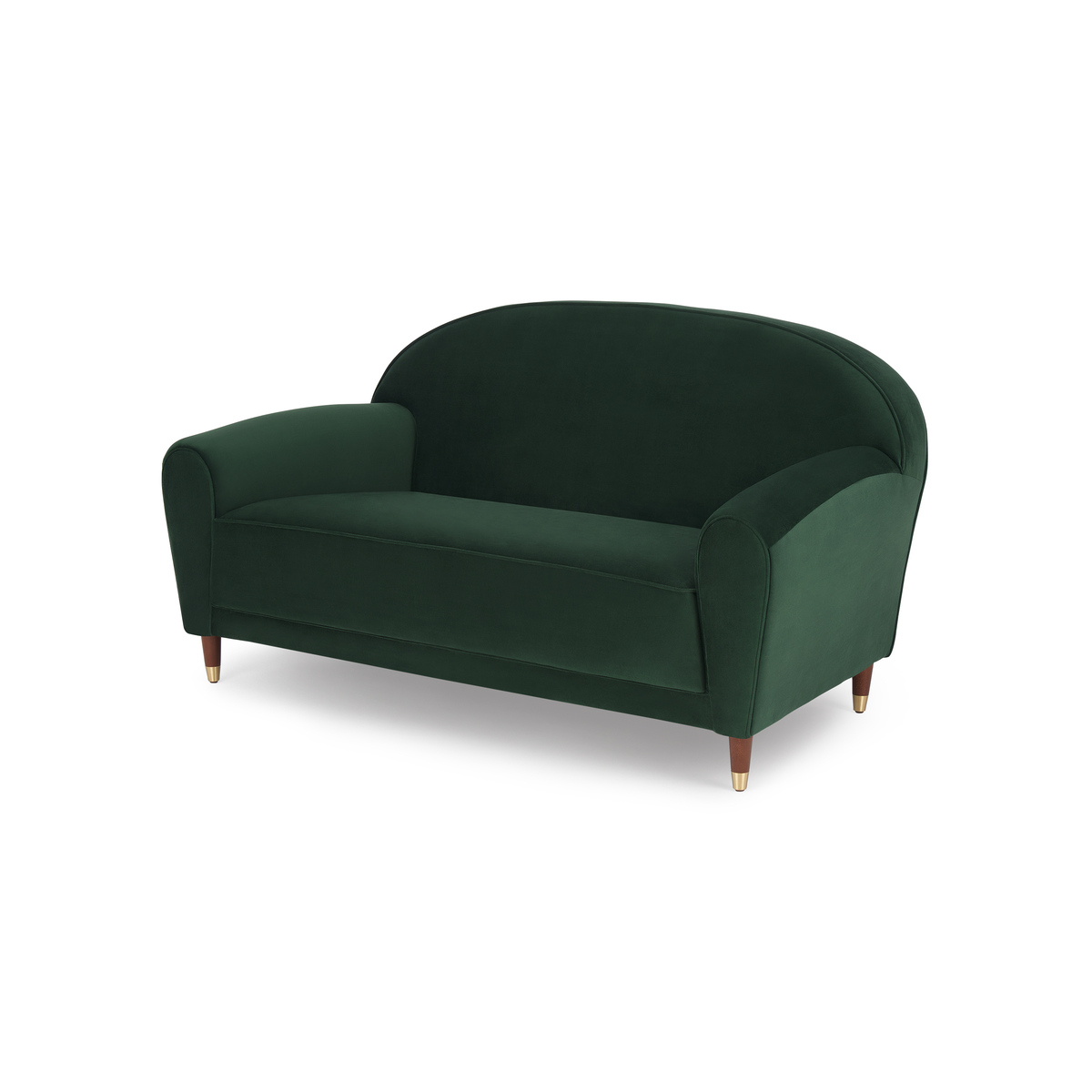 Carlton 2 Seater Sofa, Laurel Green Velvet – image 2