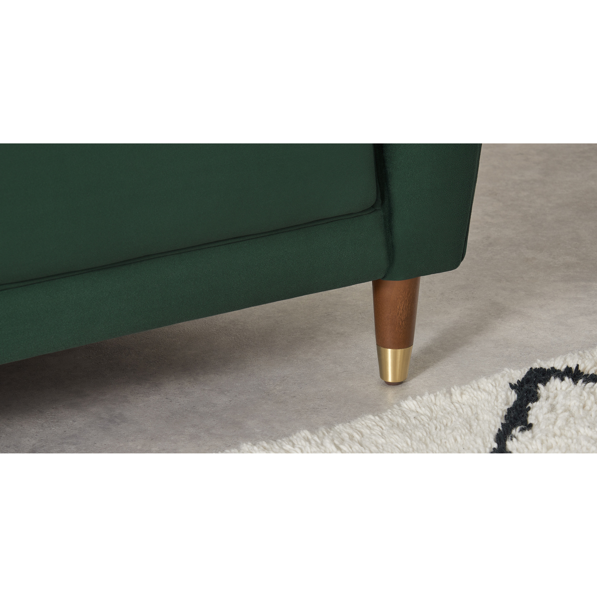 Carlton 2 Seater Sofa, Laurel Green Velvet – image 4