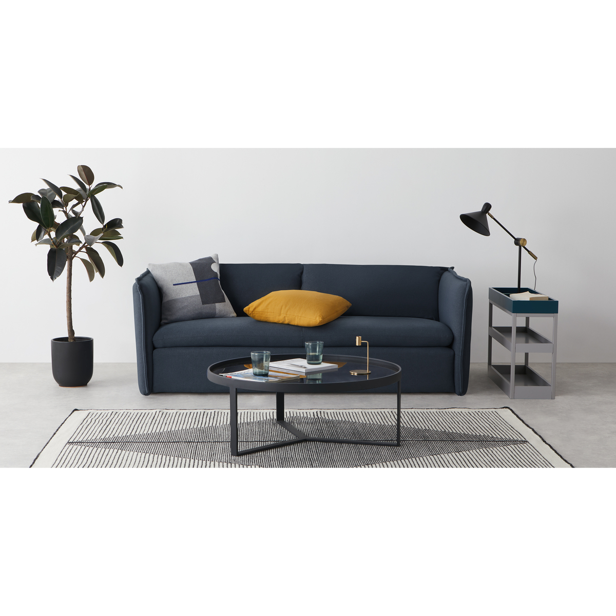 MADE Essentials Paven 3 Seater Sofa, Mina Blue – image 3