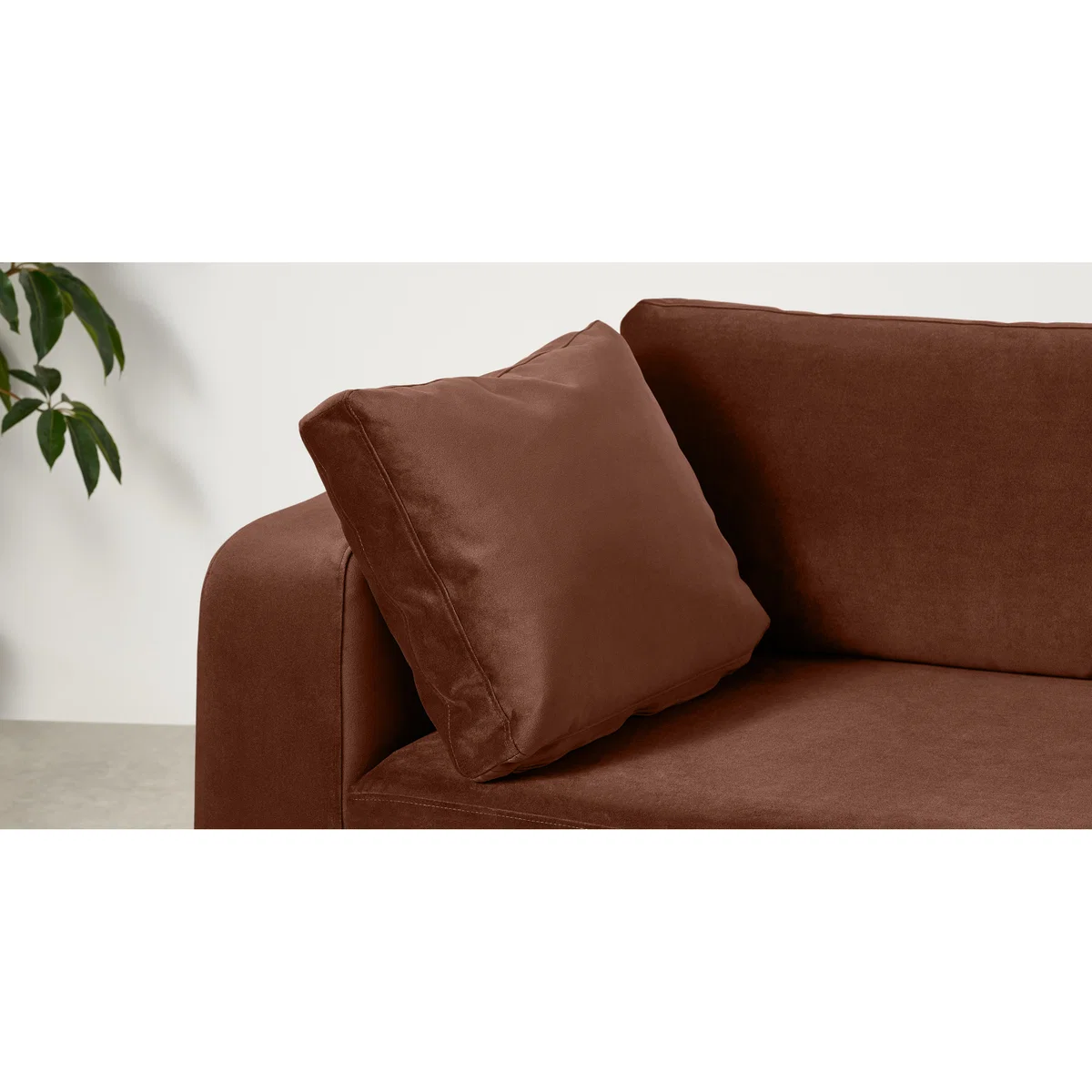Mogen 3 Seat Sofa Bed, Warm Caramel Velvet – image 6