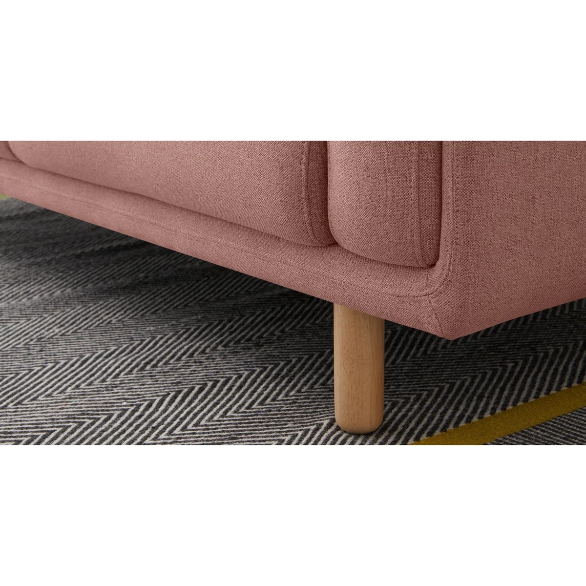 Karson 3 Seater Sofa, Mina Pink – image 3