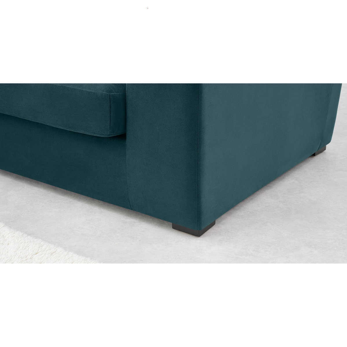 Delaney 3 Seater Sofa, Lagoon Blue Velvet – image 4