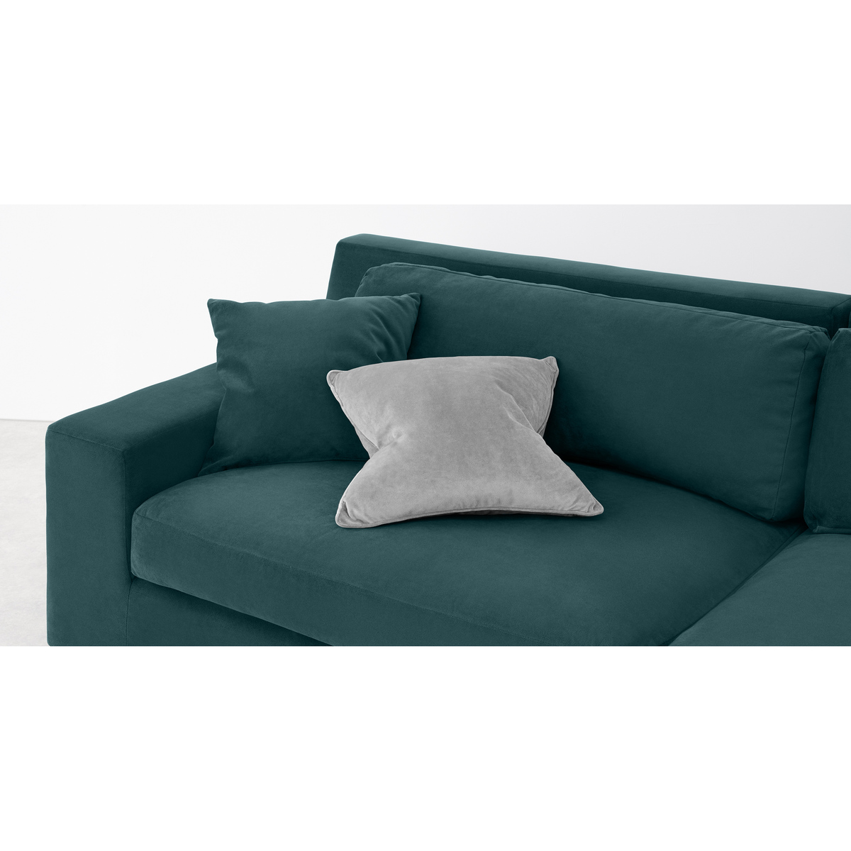 Delaney 3 Seater Sofa, Lagoon Blue Velvet – image 6