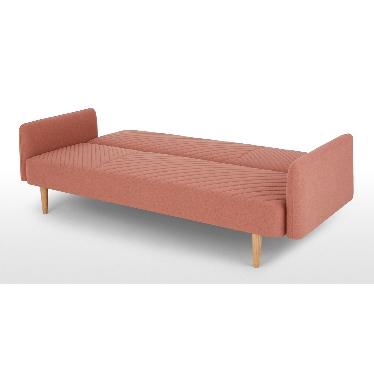 Ryson Click Clack Sofa Bed with Arms, Dusk Pink – image 5