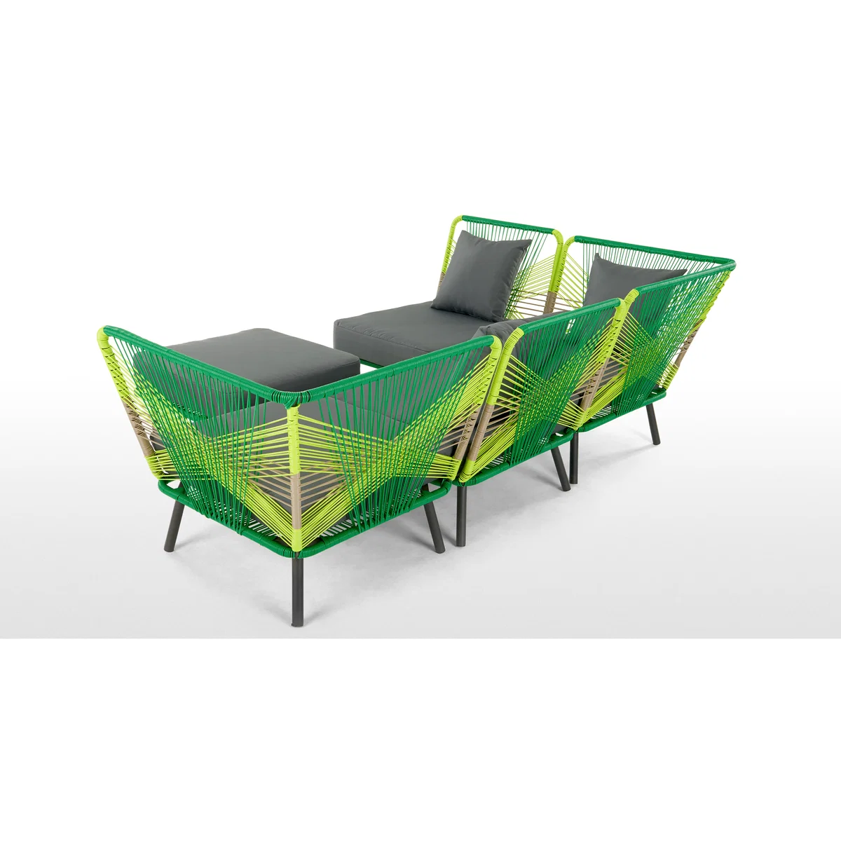 Copa Garden Corner Sofa, Citrus Green – image 4