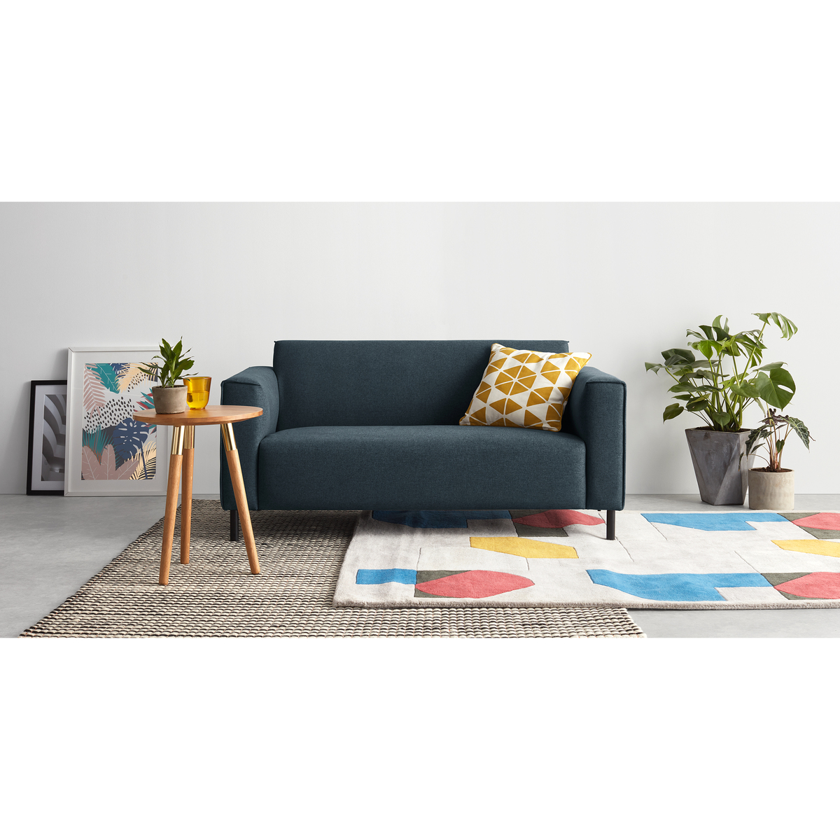 MADE Essentials Herron 2 Seater Sofa, Aegean Blue – image 3