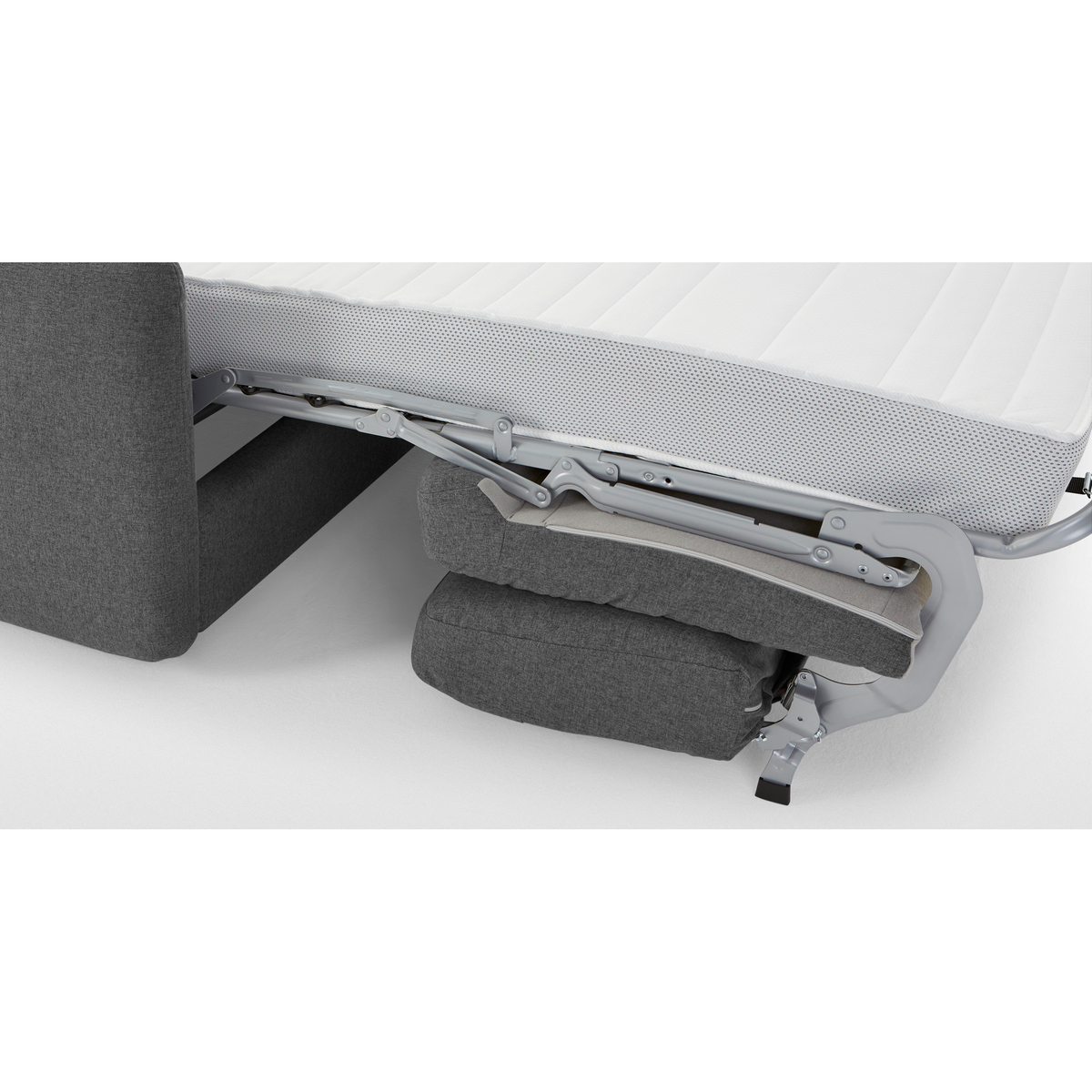 Fletcher 3 Seater Sofabed with Pocket Sprung Mattress, Marl Grey – image 5