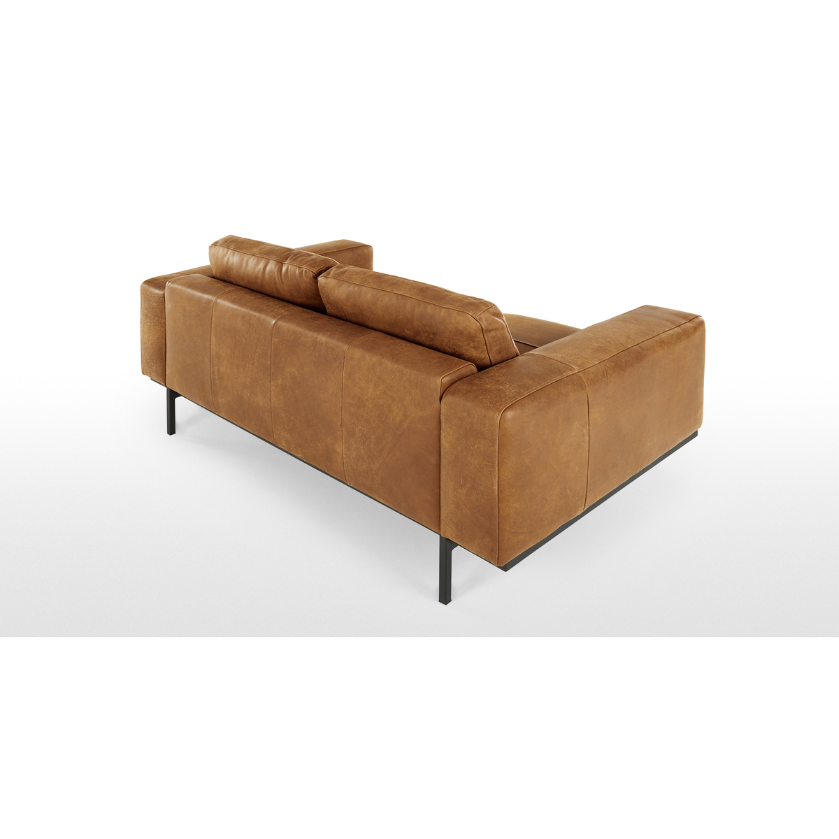 Jarrod 2 Seater Sofa, Outback Tan Leather – image 4