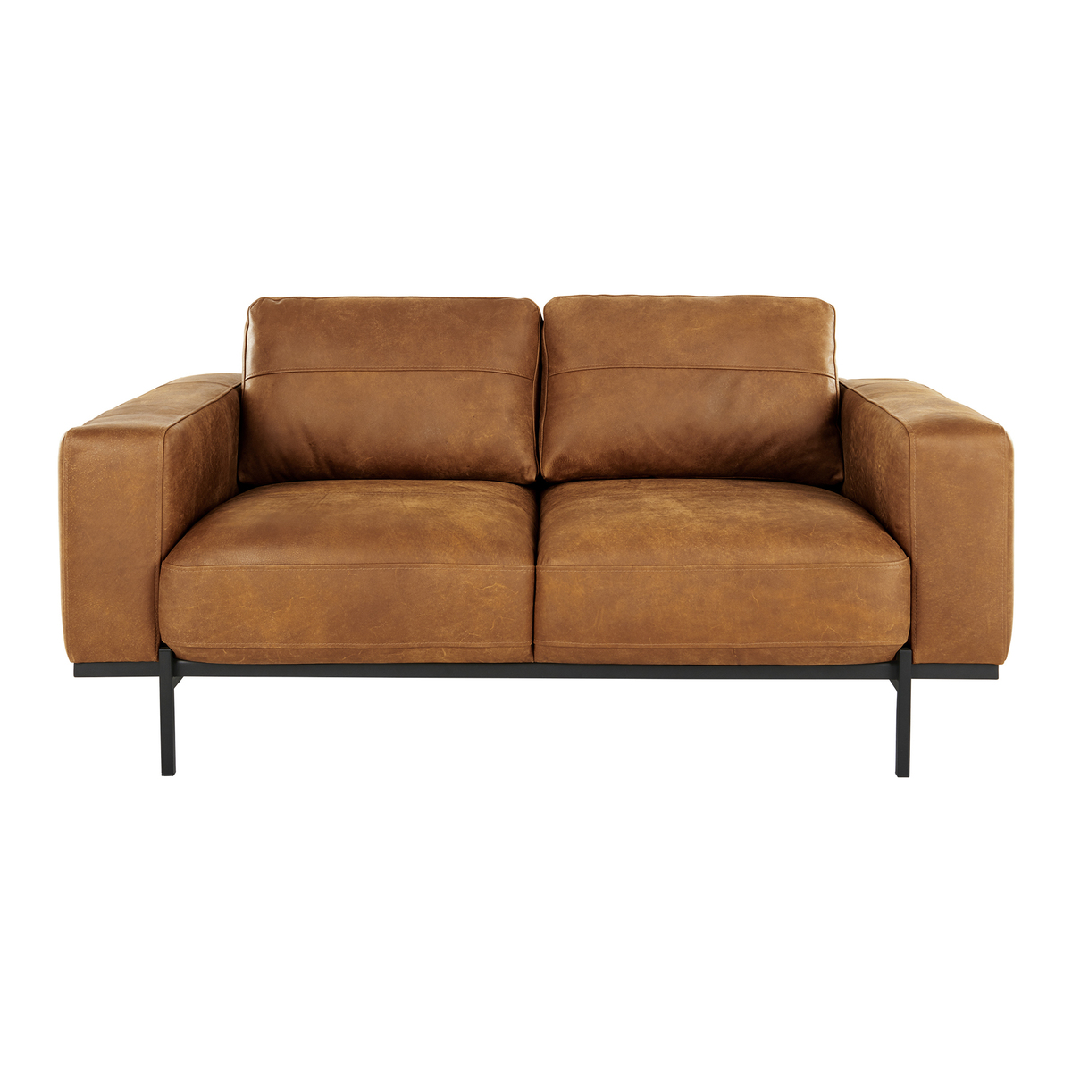 Jarrod 2 Seater Sofa, Outback Tan Leather – image 2
