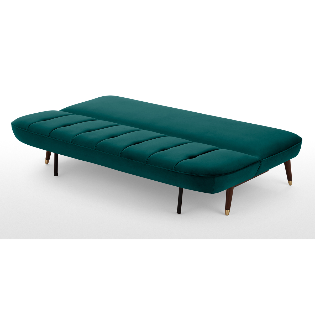 Margot Click Clack Sofa Bed, Velvet Seafoam Blue – image 5