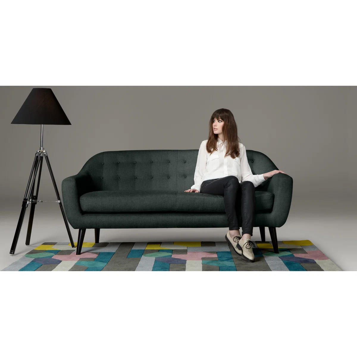 Ritchie 3 Seater Sofa, Anthracite Grey – image 3