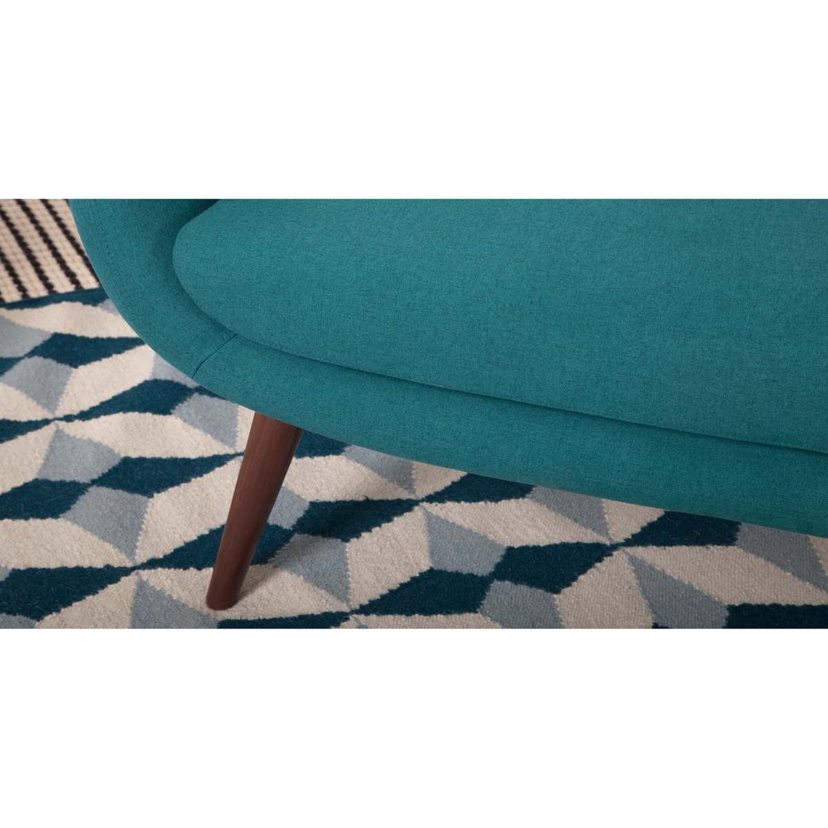 Moby 2 Seater Sofa, Mineral Blue – image 4