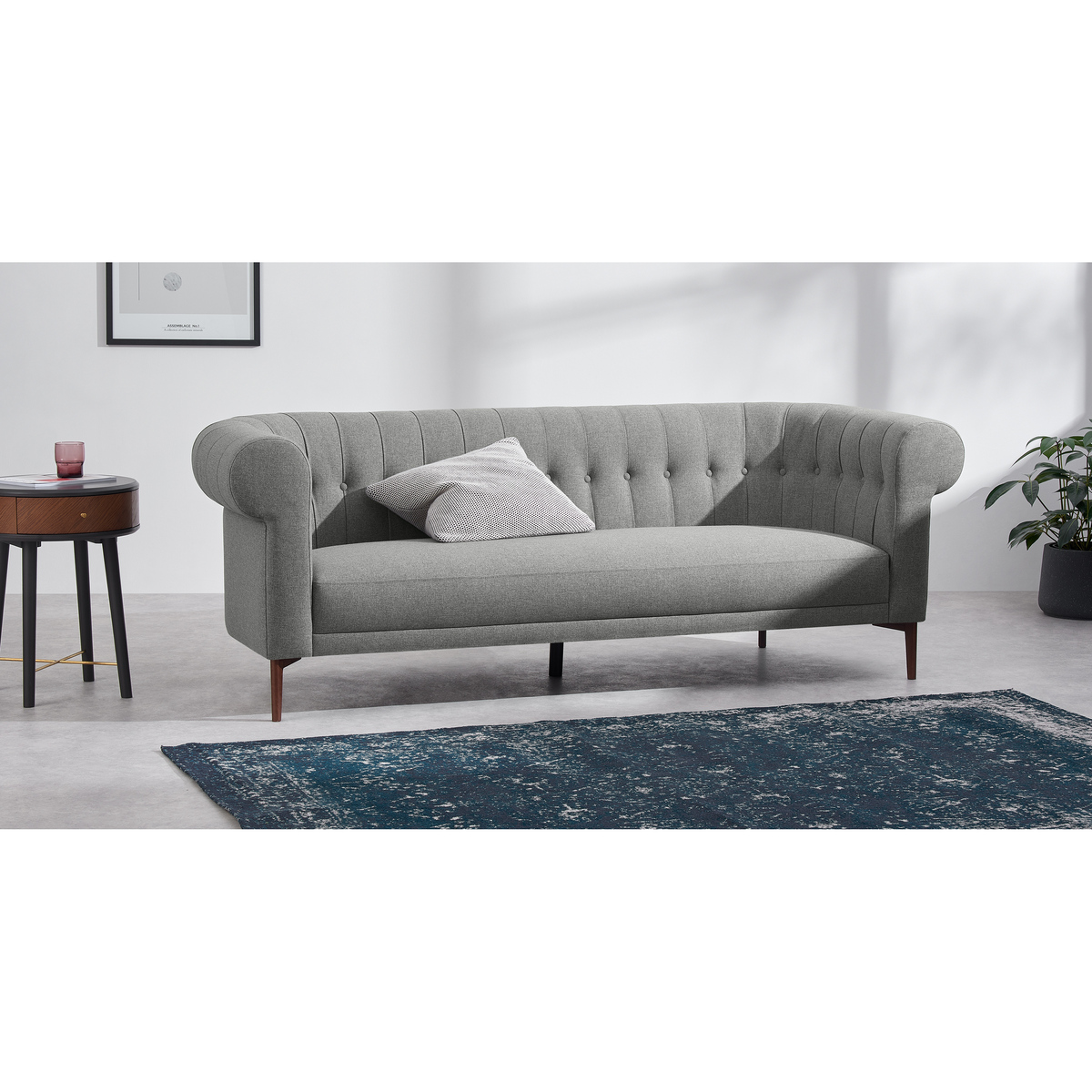 Hammond 3 Seater Sofa, Mountain Grey – image 3