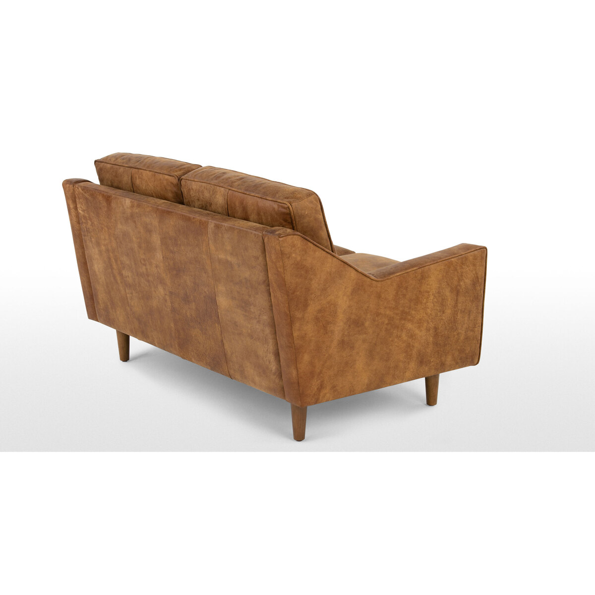 Dallas 2 Seater Sofa, Outback Tan Premium Leather – image 4