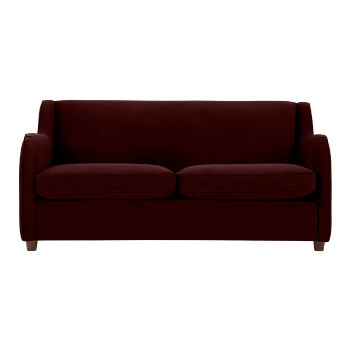 Helena Sofabed, Plush Burgundy Velvet – image 2