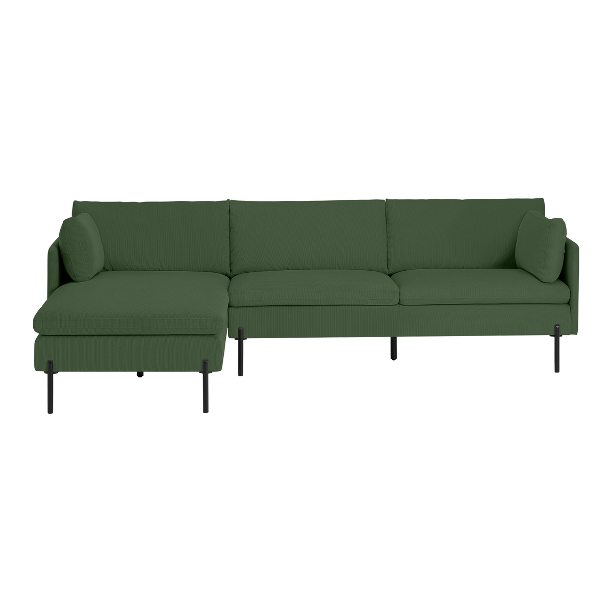 Zarina Left Hand Facing Chaise End Sofa, Meadow Corduroy Velvet – image 1