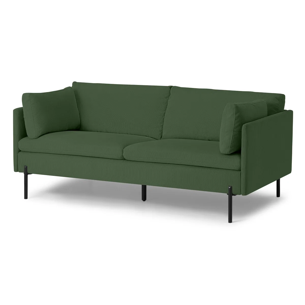 Zarina Large 2 Seater Sofa, Meadow Corduroy Velvet – image 2