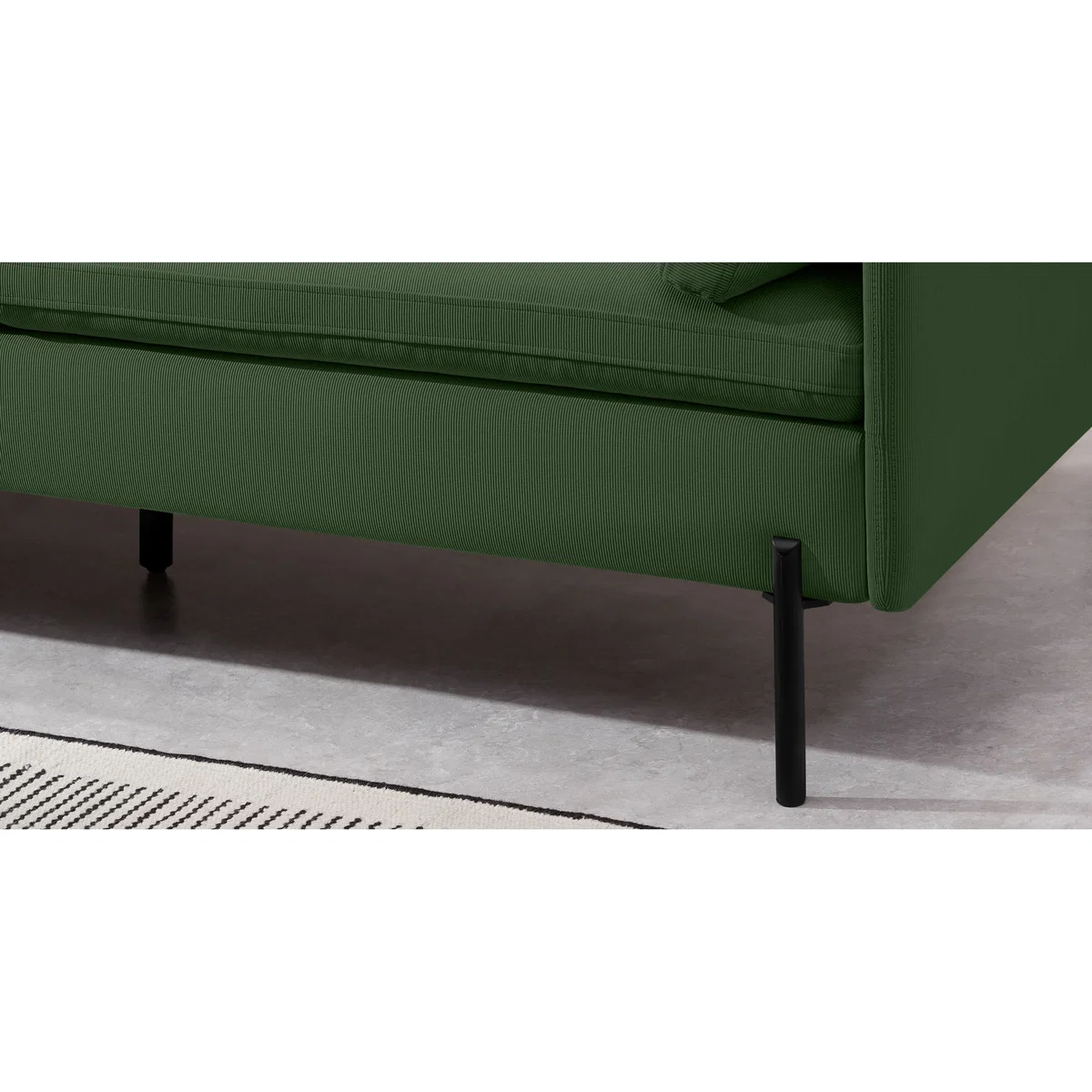 Zarina Large 2 Seater Sofa, Meadow Corduroy Velvet – image 4