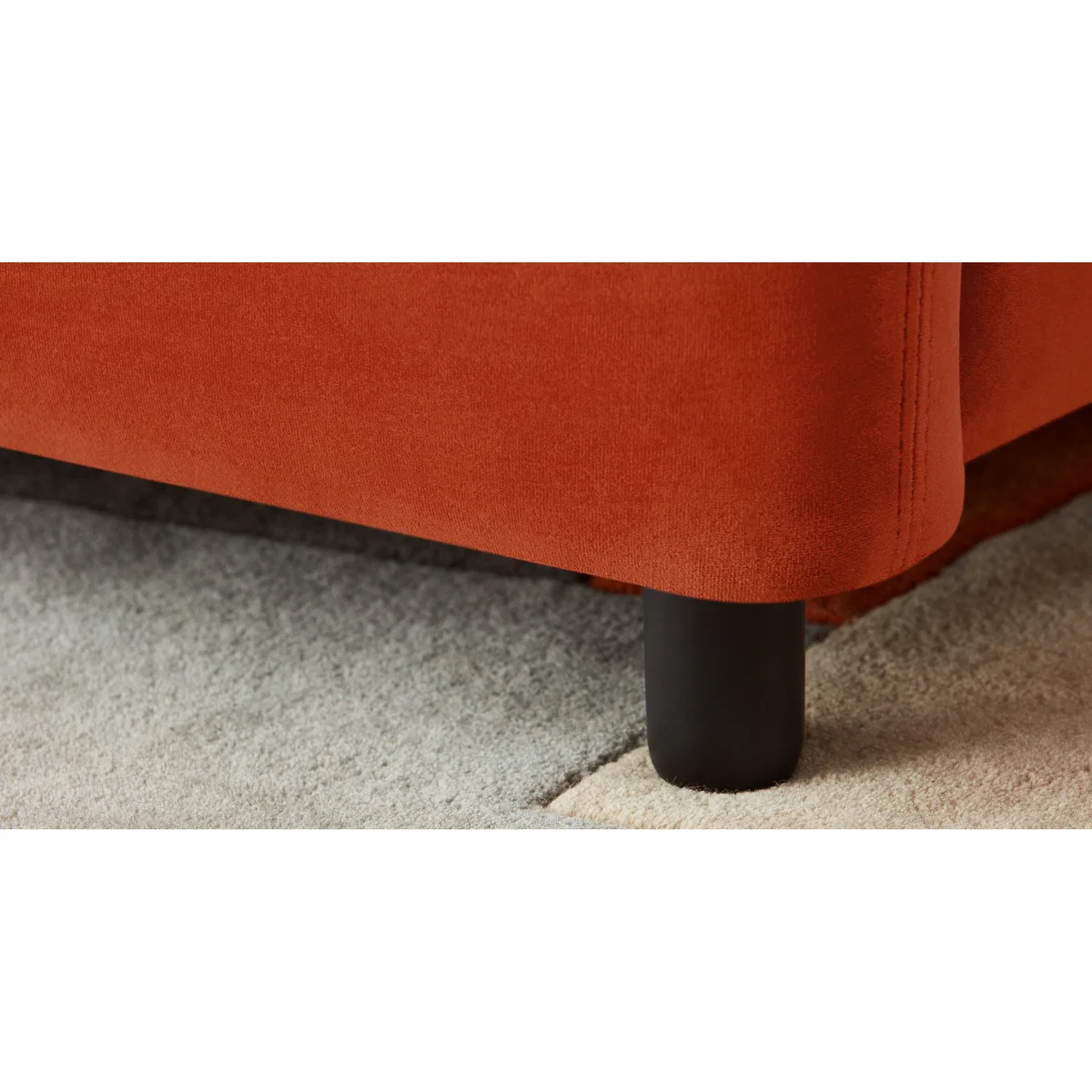 Rubens Sofabed, Velvet Flame Orange – image 3
