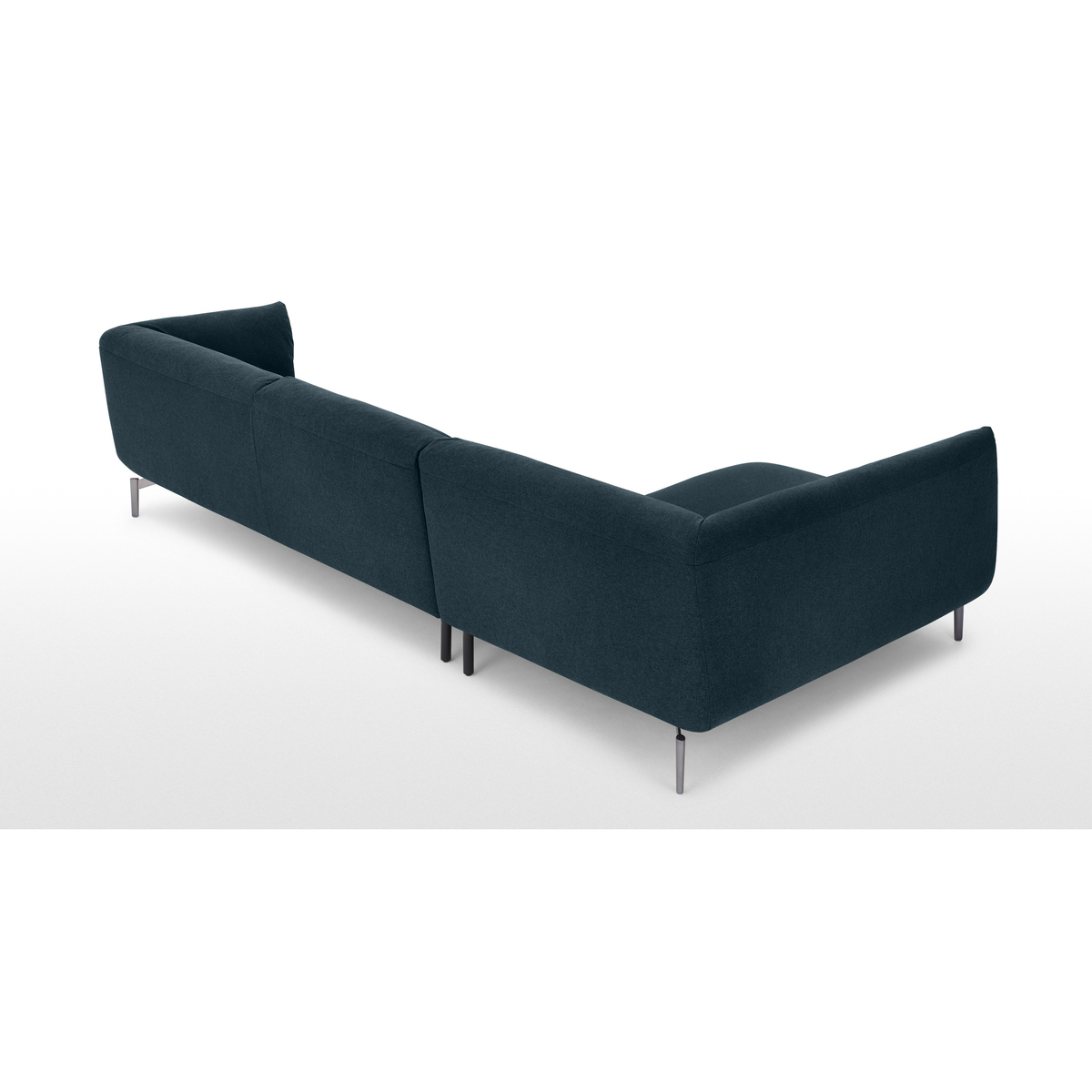 Inka Left Hand Facing Chaise End Corner Sofa, Aegean Blue – image 5