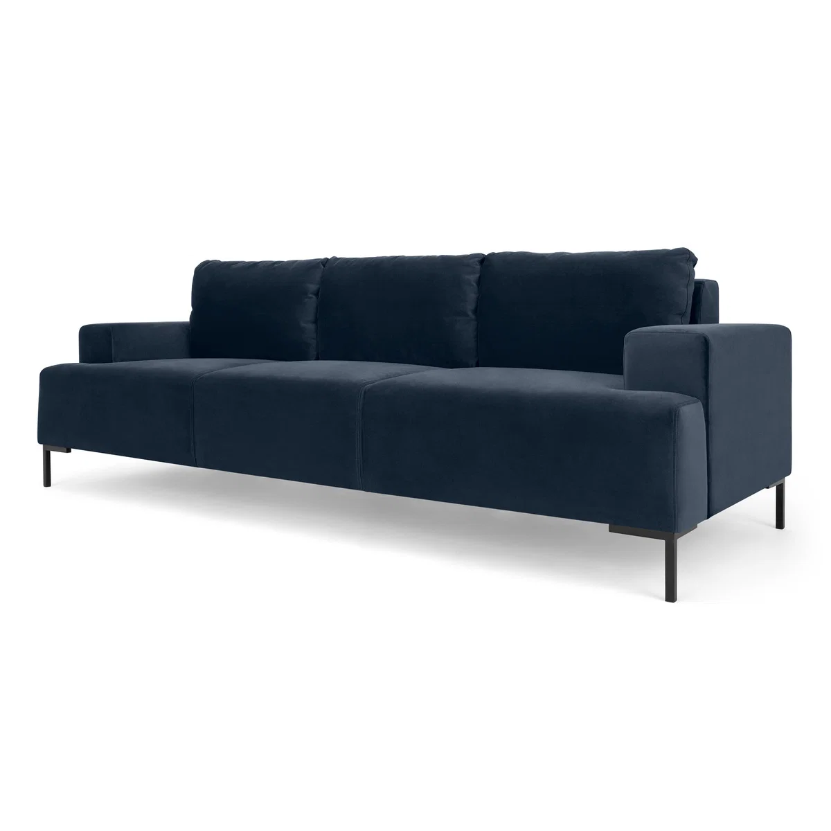 Frederik 3 Seater Sofa, Sapphire Blue Velvet – image 2